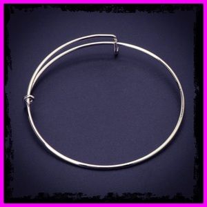 🆕 Sterling Silver Wire Adjustable Wire Bangle